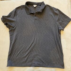 Calvin Klein Men's Gray Polo Shirt